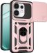 Techsuit Hoesje geschikt voor Oppo Reno16/Reno16 Pro - Camshield Back Cover - Roségoud