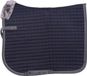 Bucas Zadeldek Show-line Donkerblauw-grijs Full