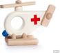 Bajo Ambulance hélicoptère en bois - 8 cm