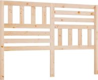 vidaXL Hoofdbord - Massief Grenenhout - 126x4x100 cm