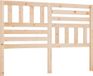 vidaXL Hoofdbord - Massief Grenenhout - 126x4x100 cm