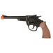 Faram Party Cowboy speelgoed revolver/pistool - 8 schots plaffertjes - metaal