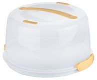 Merkloos Icecat Koelschaal voor het serveren van gerechten, transportbox voor taarten met deksel, diameter 34 cm