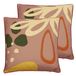 Furn. Blume Set van 2 Blush veren kussens 45 x 45 cm