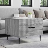 Prolenta Maison Exclusive - Salontafel, grijze Sonoma-kleur, 49 x 50 x 40 cm, materiaal: houtvezel