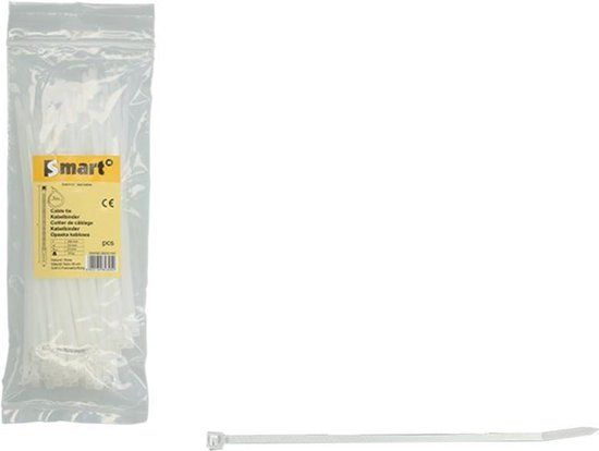 Smart Nylon kabelbandjes 3,6 x 302mm transparant