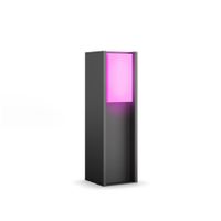 Philips Hue Turaco Lage Sokkellamp - Antraciet - LED - 1100 lm - IP44 - RGB - Outdoor