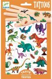 Djeco Tattoo Dino Club - Tijdelijke Tattoos voor Kinderen Dinosaurus