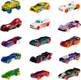 Hot Wheels 15 Toy Cars - 3 Track-Themed Packs - Vehicle Set