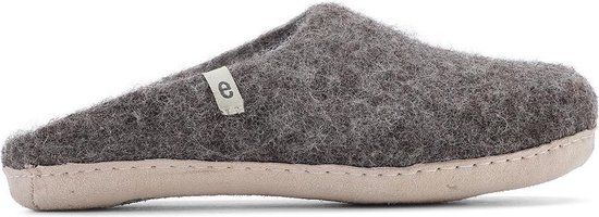Egos Copenhagen Dames Sloffen Slipper Natural Brown Maat 38