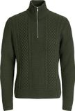 Jack & Jones Paul Knit Half Zip Sweater Heren - Maat M