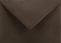 Netuno Gladde bruine enveloppen A6 - 125 x 175 mm - 25 stuks - NK natgelijmde - 115 gram - Sirio Color