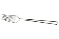 Vork Bari Vork van roestvrij staal, model Bari, 2 stuks, 2,5 mm dik, elegant en duurzaam design, ideaal voor dagelijks gebruik.
