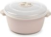 Plasticforte Magnetronschaal met deksel/ventiel - 1L - beige - kunststof - BPA vrij