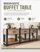 Rustic Buffet Table Woodworking Plans