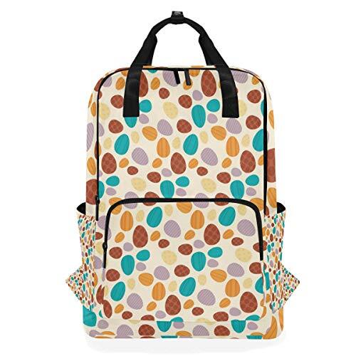 MONTOJ Travel Rugzak Pebble Stone Shape School Rugzak