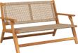 vidaXL Meubles de jardin beige 122 x 78 x 73 cm acacia massif