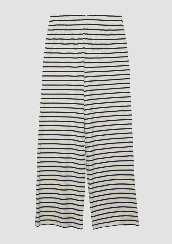 s.Oliver Gestreepte Casual Broek Ecru