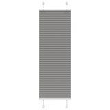 VidaXL Plissé rolgordijn 50x200 cm stofbreedte 49,4 cm antraciet