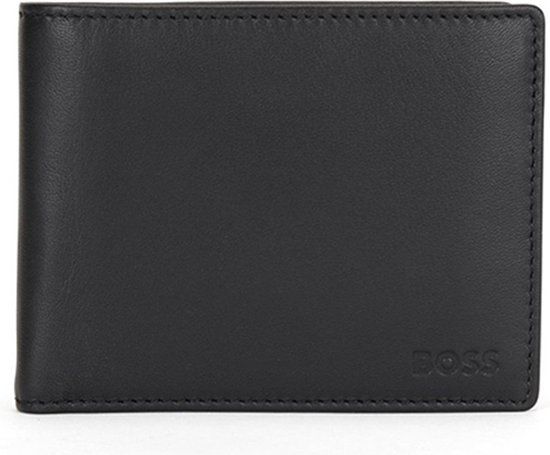 Hugo Boss Arezzo Wallet - Men - Black Leather - Essential - With RFID