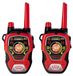 Talkie-walkie enfants - Set de 2 - 2,4 GHz - Portée 100 m - Rouge et noir - Dès 3 ans