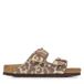 Birkenstock Suède muiltjes met dubbele riem Arizona Rivet