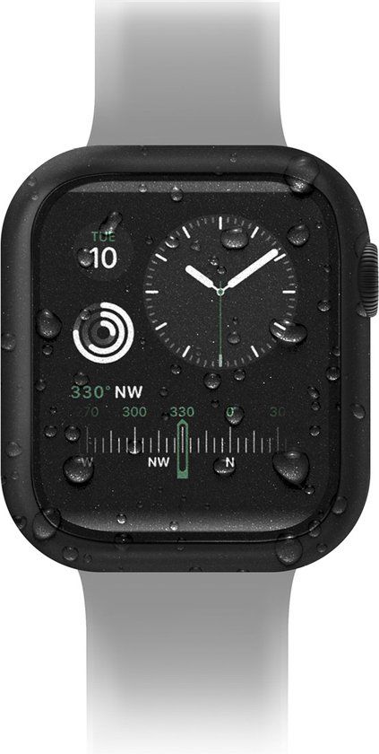 UNIQ Nautic Apple Watch Series 7/8/9 45mm Zwart