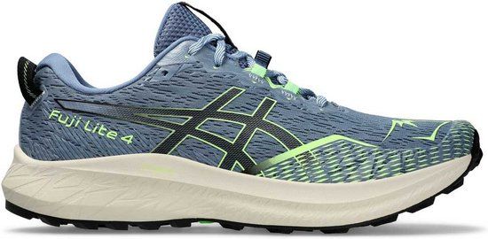 ASICS Fuji Lite 4 Trailrunningschoenen - Heren - Maat 42.5 - Denim Blue / Black - 2024