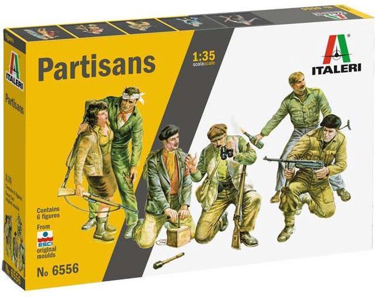 Italeri 6556S 1:35 Partisans - Plastic Model Kit
