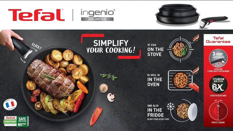 Casserole Tefal Unlimited 20cm - Induction -Antiadhésif