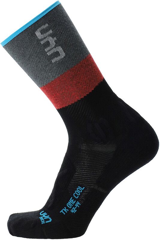 UYN Trekking One Cool Socks Women - Zwart/Grijs