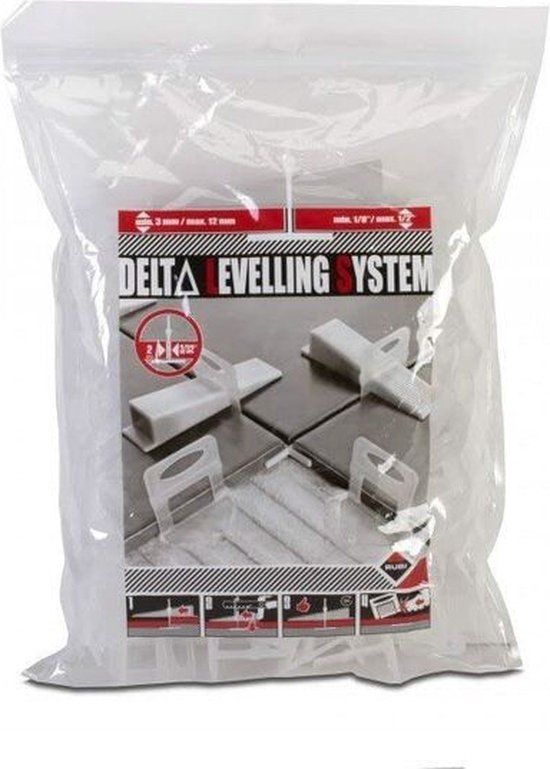 Rubi Delta Level System 2852 2 mm Binder 3-12 mm (100 Stuks)
