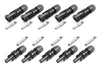 Stäubli MC4 Connectoren - 5 Paar PV-KBT4/6I Zonnepaneel Stekkers 4-6 mm²