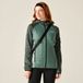 Regatta Newhill Dames Hybride Donsjas met Capuchon - Groen - Maat 48