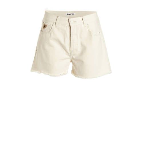 Lois Sandra Ecru Rinse Denim Shorts