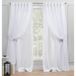 Exclusive Home Curtains Catarina gelaagde effen verduisterende en doorschijnende gordijnpanelen met verborgen lussen, 52 x 108, winter