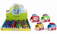 FLYPOP'S - Van - Mini Voertuig - 023619 - Willekeurige Kleur - Metaal - Wrijvingsvoertuig - Vakantie - Kinderspeelgoed - 9,5 cm x 7,5 cm - Vanaf 3 jaar.