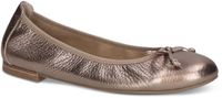 Caprice Dames Ballerina 9-22108-42 Bruin Leer G-breedte Maat 37 EU
