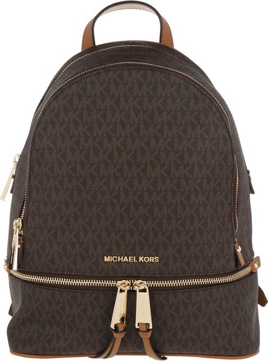 Michael Kors -Handtassen-Rhea Zip Medium Backpack-Bruin