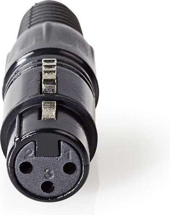 Nedis XLR Connector - Female - Black - 1 Piece