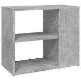 vidaXL Bijzetkast - 60x30x50 cm - Bewerkt hout - Betongrijs