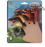 Overige Merken Vingerpoppen Dinos 5 Stuks