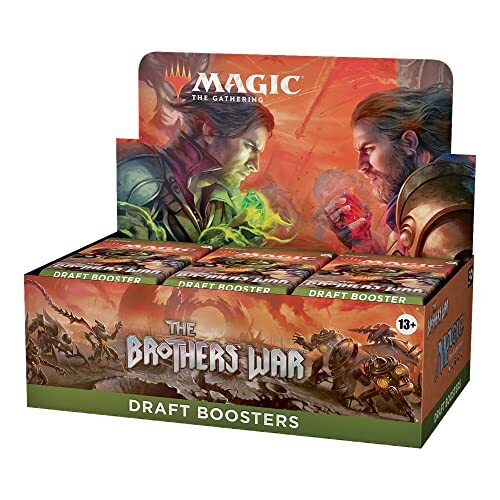 Magic The Gathering Magie: The Gathering The Brothers' War Draft Booster Box, 36 Packs