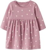 NAME IT Jurk 'NBFLAUREL' crème / groen / mauve