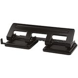 Q-Connect KF01238 Dubbele gaten met aanleg rail zwart