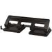 Q-Connect KF01238 Dubbele gaten met aanleg rail zwart