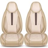 Bremer Sitzbezüge Bürstner Premium Camper stoelhoezen voor Lyseo Time WDS4 in Beige (2 losse stoelen)