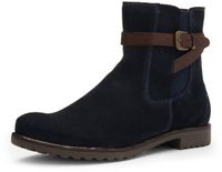 Ara 1239517 Enkellaarsjes Blauw Suède Dames Maat 42
