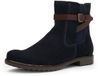 Ara 1239517 Enkellaarsjes Blauw Suède Dames Maat 42