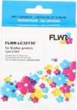 FLWR - Cartridges / Brother LC-3213 / cyaan / Geschikt voor Brother
